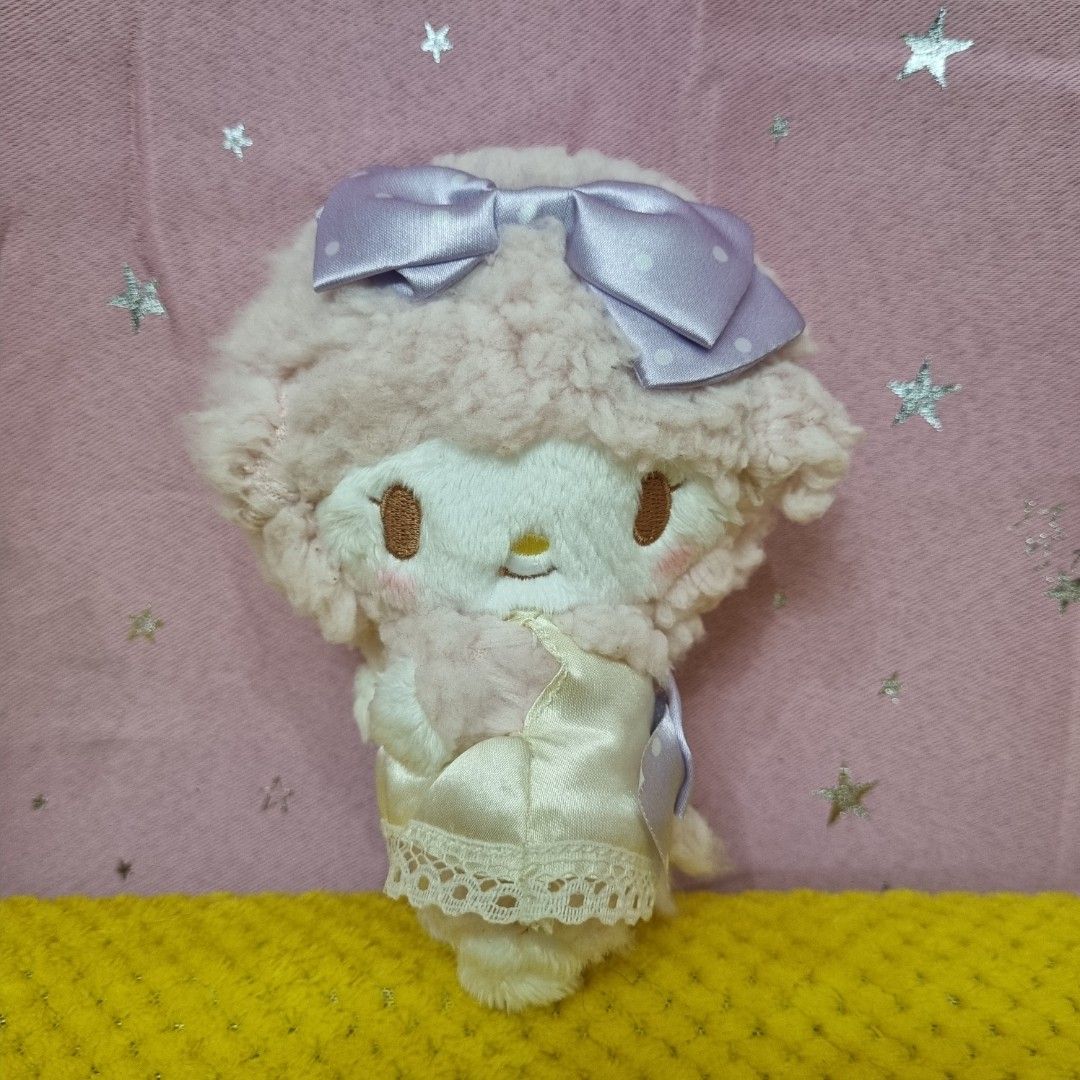 Sanrio My Melody My Sweet Piano Purple Ribbon Small Keychain Plush