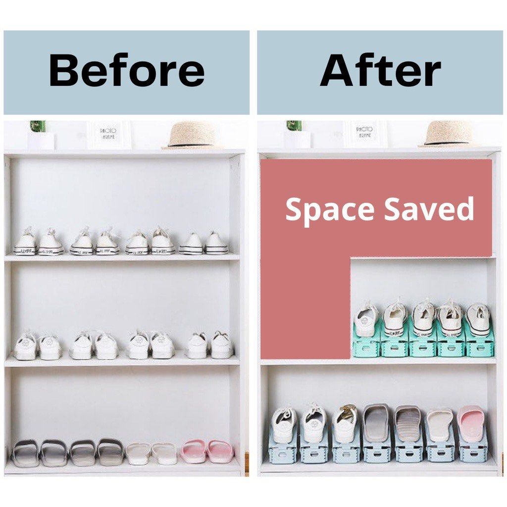 Adjustable discount shoe slots