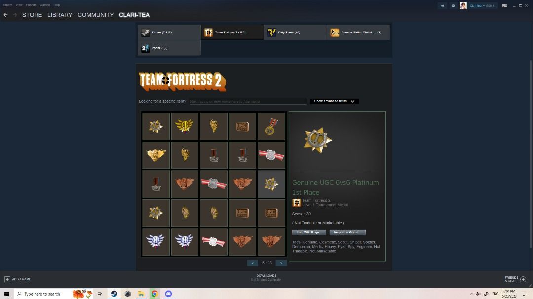 WTS 11 Year Old Level 370 Steam Account with 560 Games TF2/CS:GO Main ...