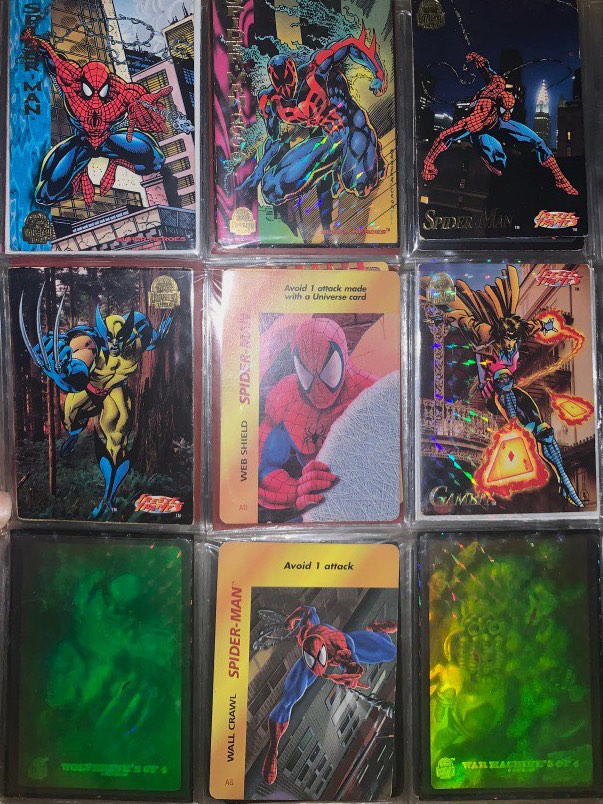rare marvel cards 1994 Masterpieces 140 Card Set : Toys & Games 1994 Marvel Masterpieces | Muddy