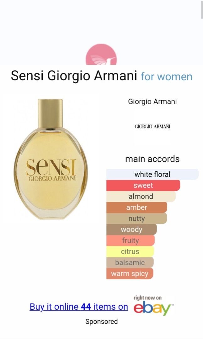 Ubuy Perfume Sensi Giorgio Armani SENSI By Giorgio Armani Women's Eau De  Parfum Norway Ubuy