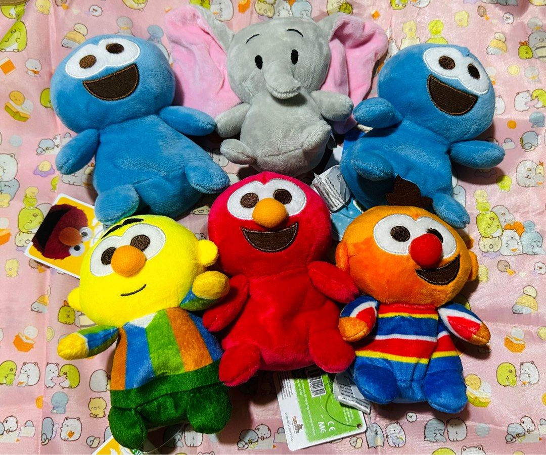 Sesame Street Elmo Cookie Monster Bert Ernie Jumbo, Hobbies & Toys