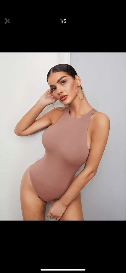 shein dusty pink bodysuit (Category: Blouses) located in Quezon City. Submitted by _rosizzle (Listing ID 1237283187, Image 1). Description: used only once! size XS. fits very well if you have a petite frame :) very close to a skims fit shein link so you can check other reviews: http://api-shein.shein.com/h5/sharejump/appjump?link=VSa7aeOVKWB&localcountry=PH&url_from=GM7391165949952532480.