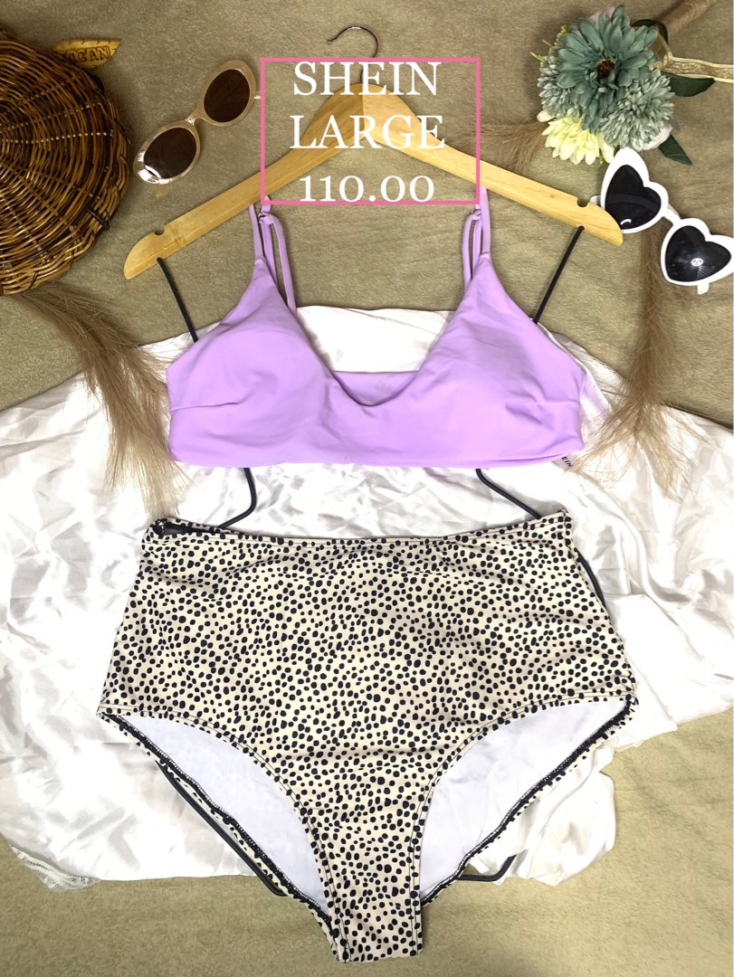 SHEIN PURPLE AND NUDE, Women's Fashion, Swimwear, Bikinis & Swimsuits