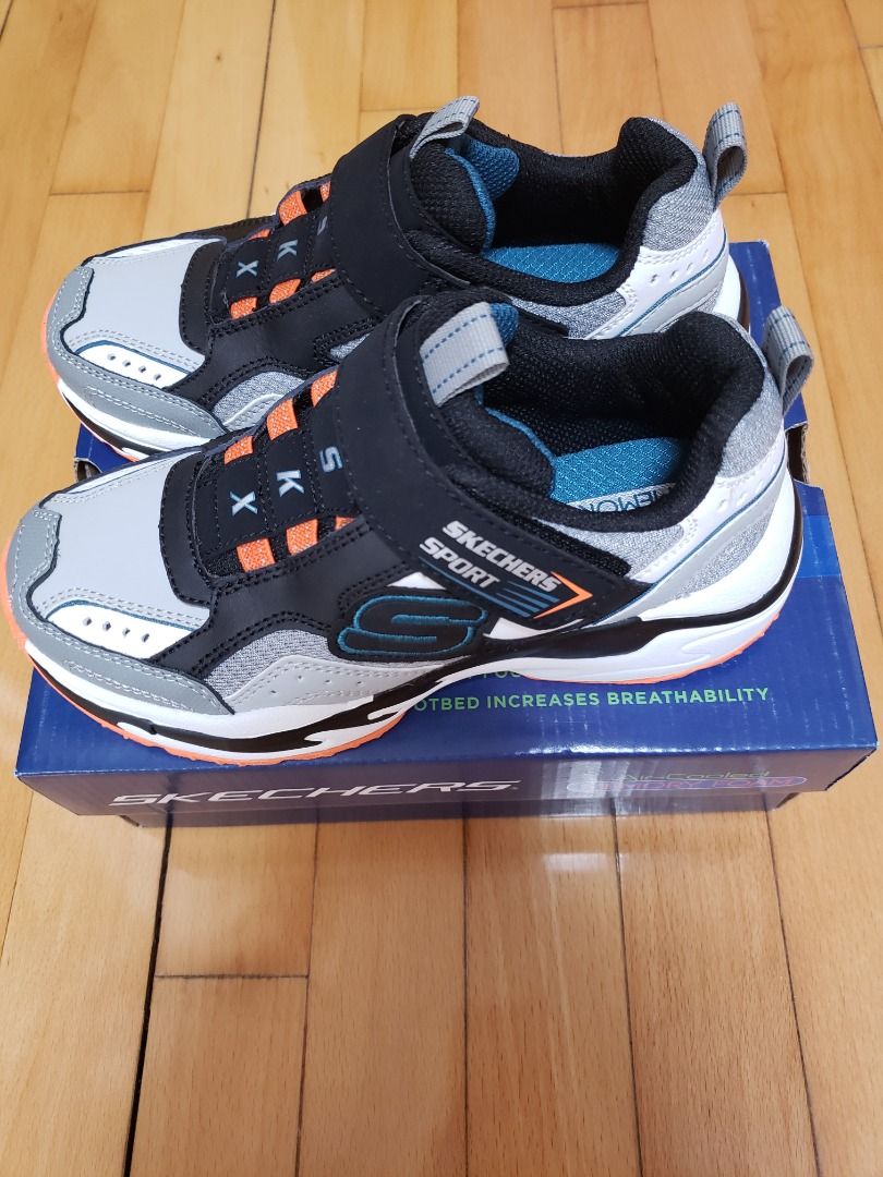 全新skechers男童波鞋，EUR32 (20cm), 兒童＆孕婦用品, 嬰兒及小童流行