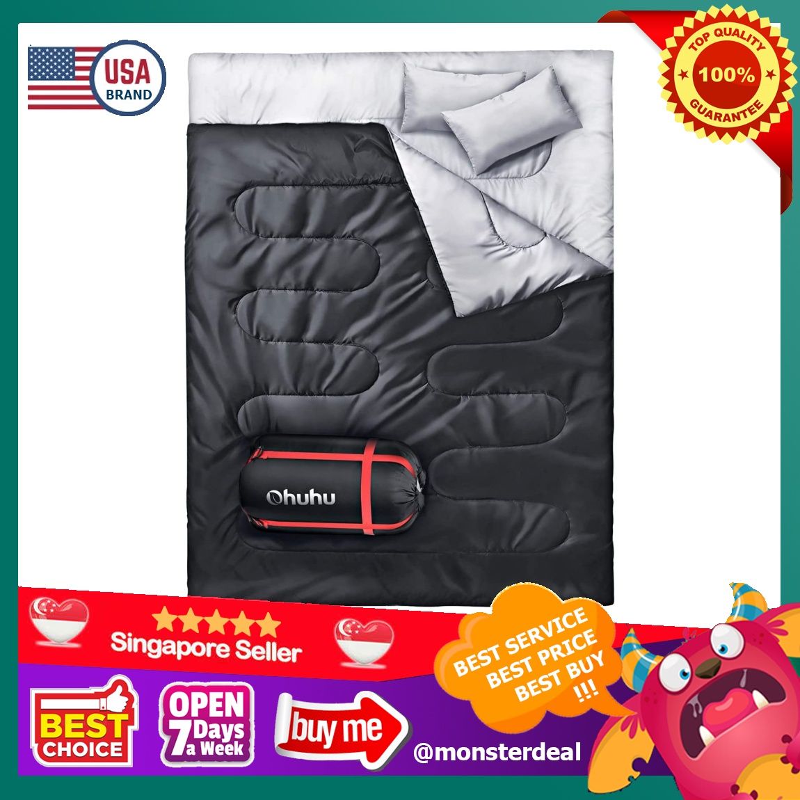 Ohuhu sleeping hotsell bag
