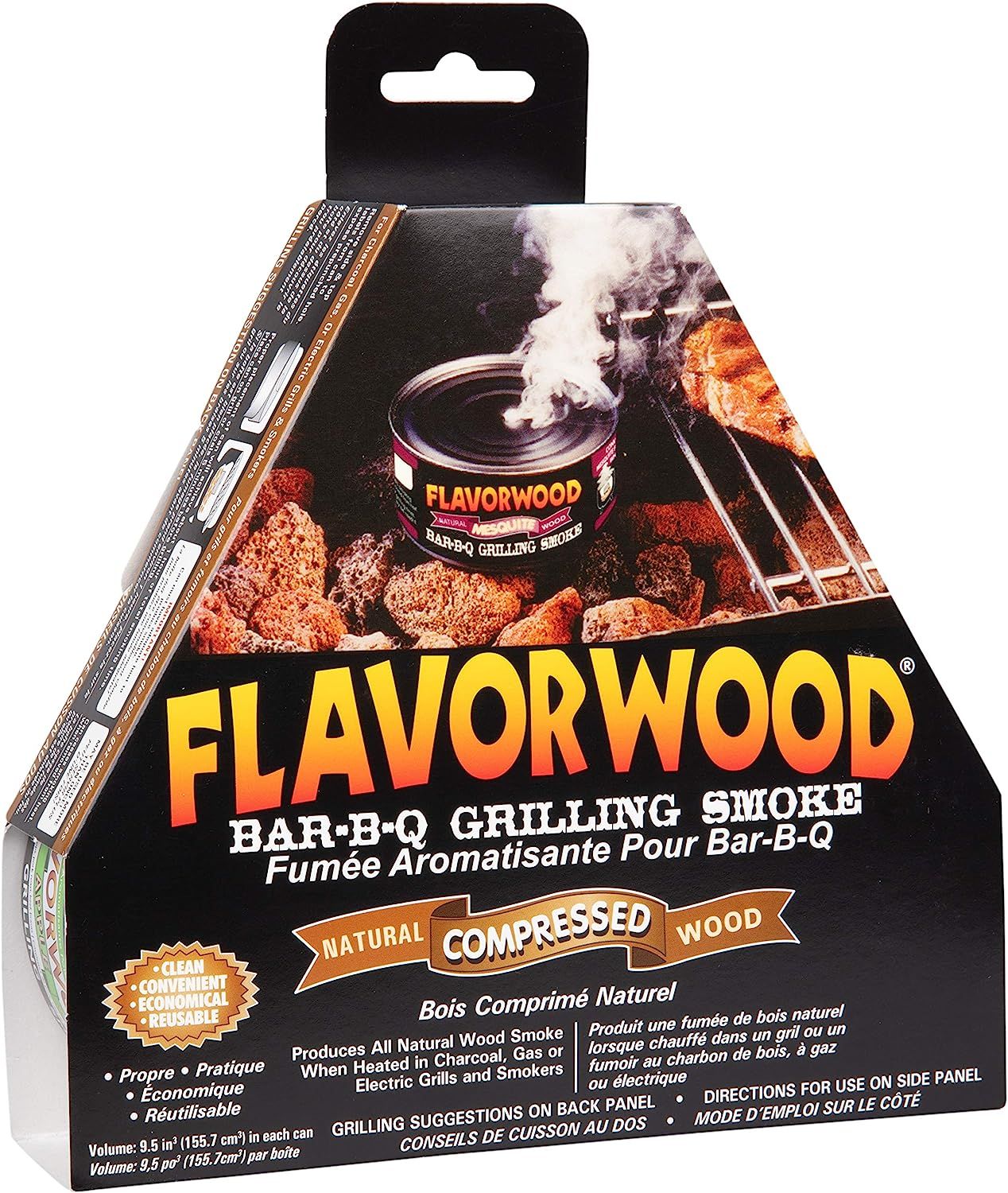 Smoking Wood Pellets Instant Disposable Smoke Box Cans Turn Any Grill