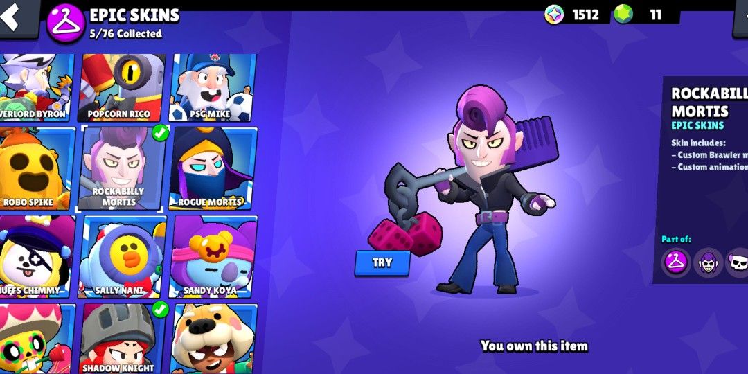 Stacked Brawls Star account, Video Gaming, Gaming Accessories, Game