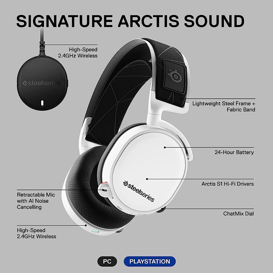 Steelseries arctis 2019 edition, Audio, Headphones  Headsets on Carousell
