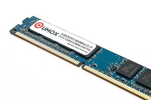 QUMOX 4GB 1600 DDR3 PC3 12800 DIMM PC3 Desktop RAM Memory 240 pin