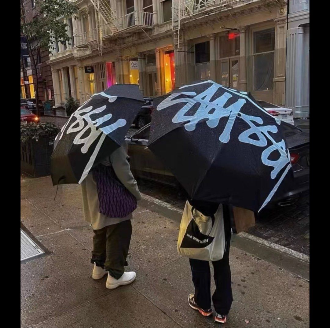 STUSSY BIG LOGO UMBRELLA 傘 新品・未使用品 - ファッション小物