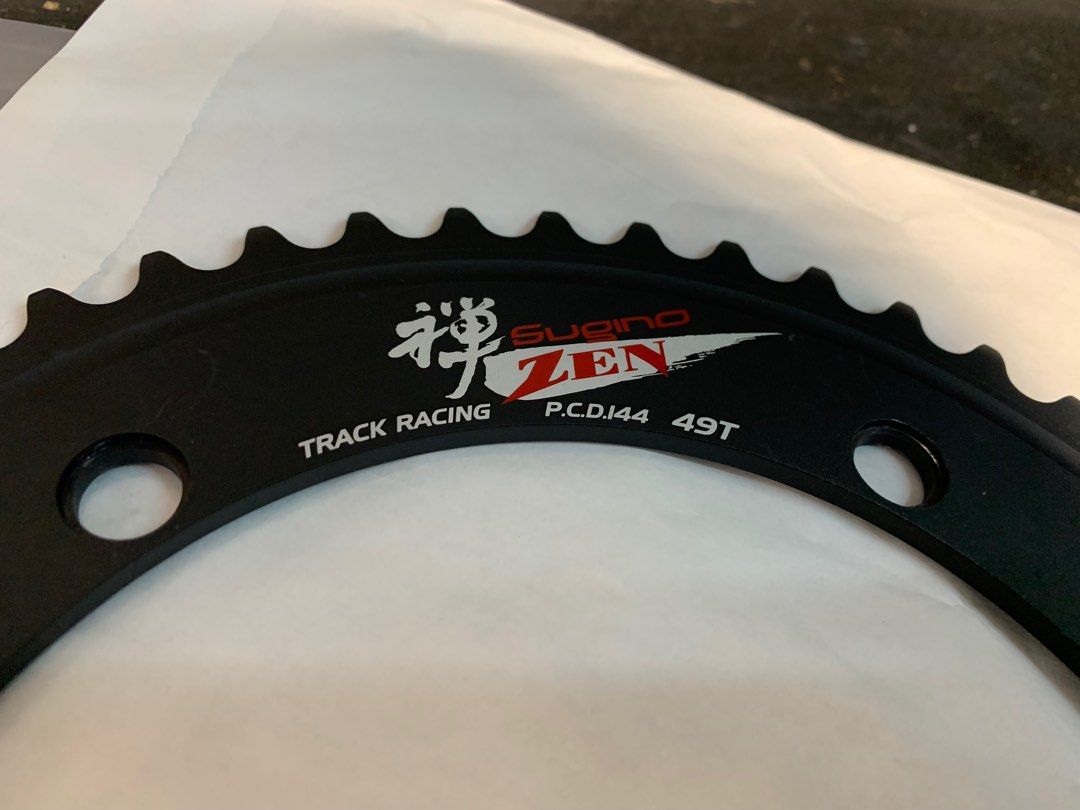 Sugino ZEN 禪 Chainring ，Fixedgear、場地車齒片, 運動產品, 單車及配件, 單車 - Carousell