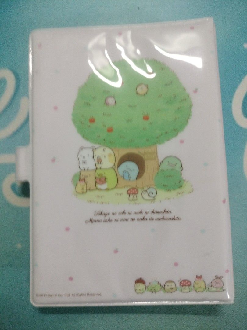 Sumikko Gurashi Official Schedule Book 2018 / Mini Binder Notebook and mini drawstring pouch (Category: Stationery & School Supplies) located in Taytay. Submitted by chukobyninjajaaaan (Listing ID 1237165877, Image 3). Description: With some of the original papers from the schedule book 2018 plus new refill. Still with the pen sleeve (shown on the photos) BAWAL SA MAARTE! The item is pre-loved so manage your expectations. What you see is what you