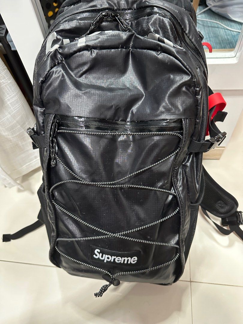 Supreme FW17 Backpack White, Men's Fashion, Bags, Backpacks on Carousell