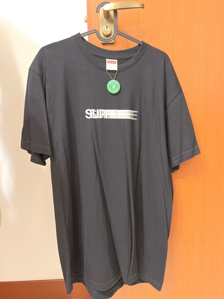 Supreme Motion Logo Tee Black