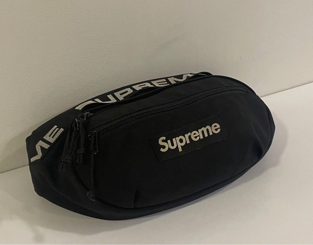 Supreme ss18 deals black waist bag