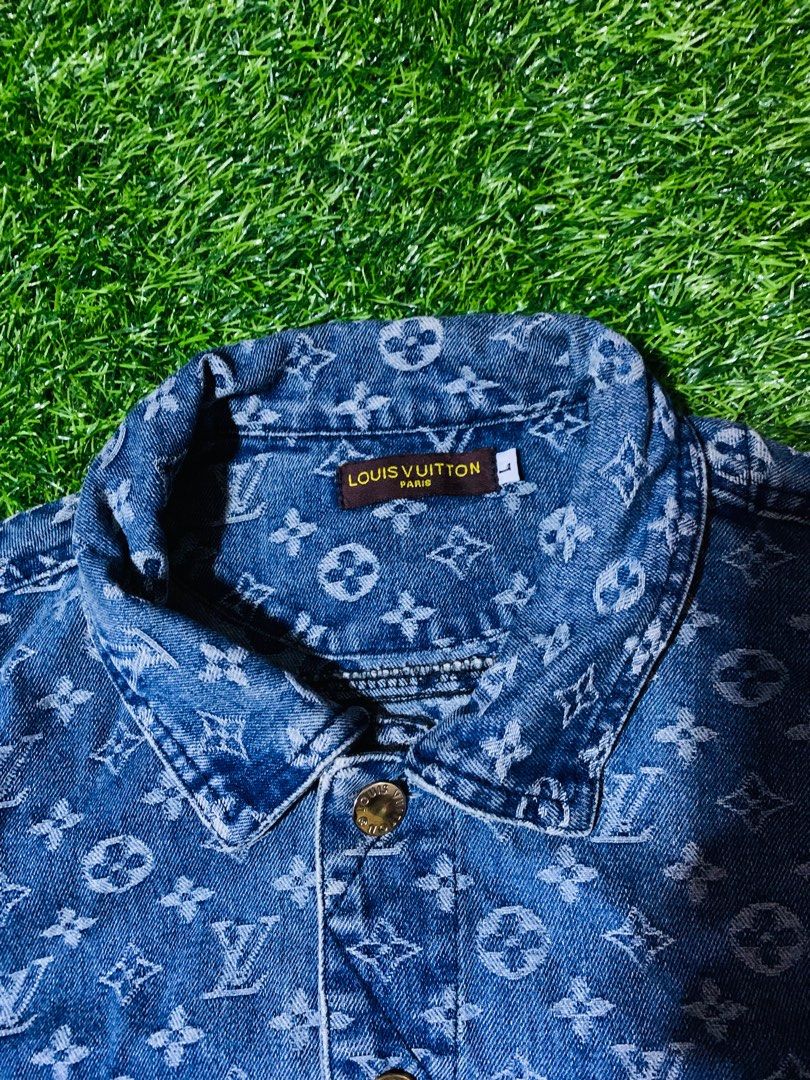 Fufu supreme x lv jacket jeans, Men's Fashion, Tops & Sets, Tshirts & Polo  Shirts on Carousell