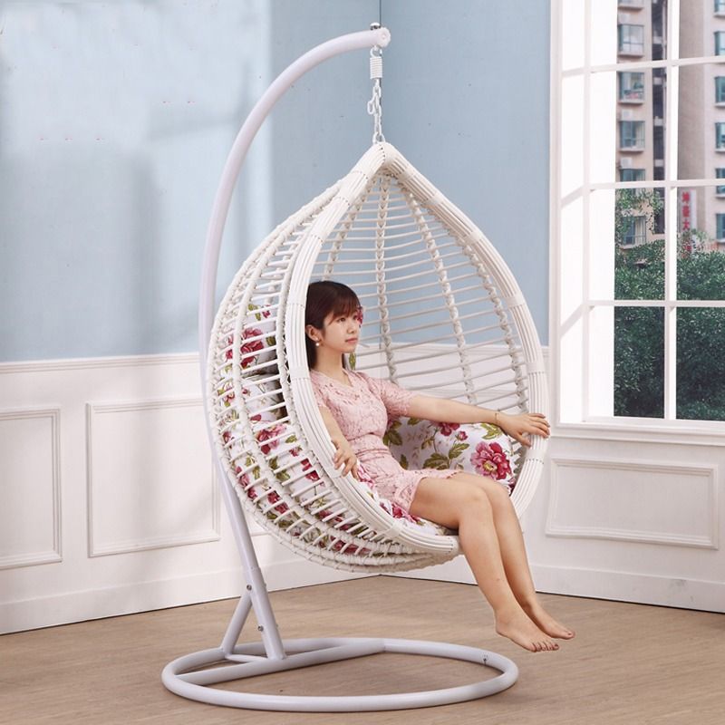 Leisure hanging baskets best sale rattan hanging chairs