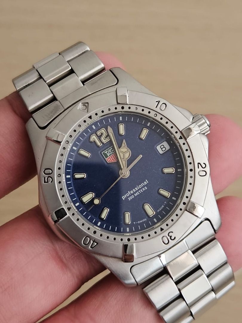 Tag heuer professional 200 meters blue on sale