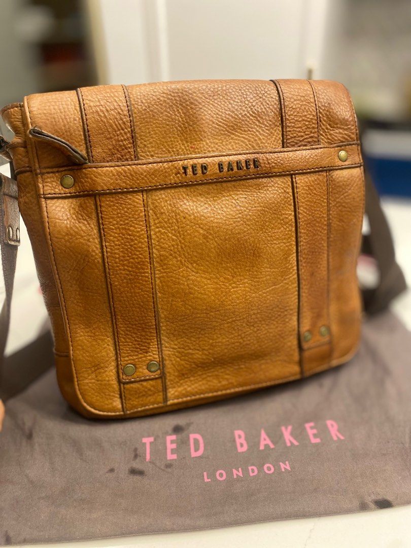 Ted baker leather on sale bag mens