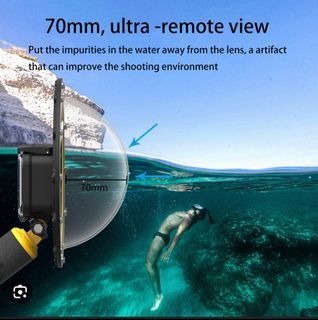 TELESIN GoPro 4 fish eye swimming cover