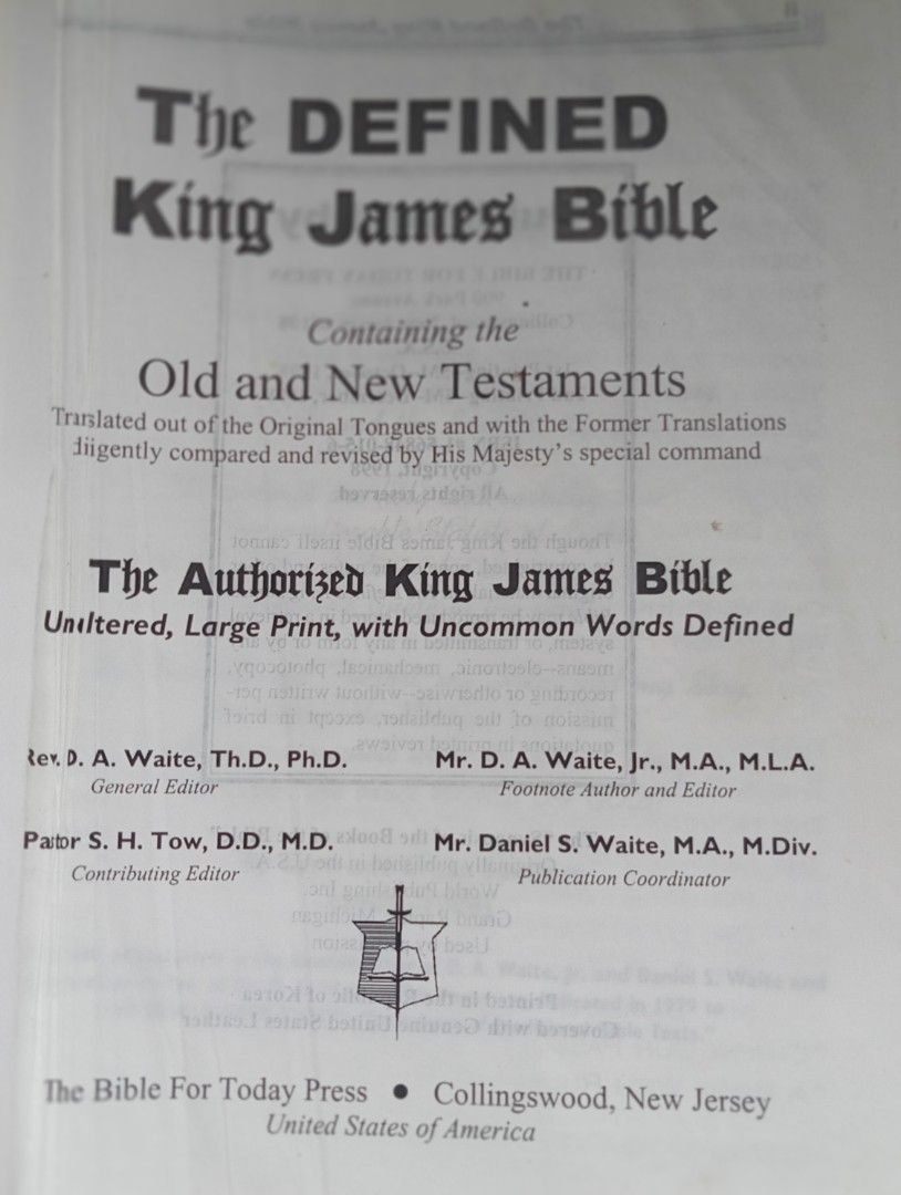 The defined King James Bible on Carousell