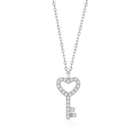 ODELIA gold etched heart locket necklace