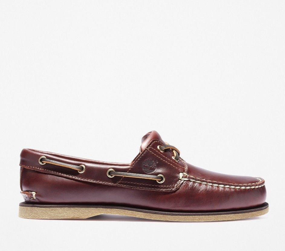 Timberland Men s Classic Leather 2 Eye Boat Shoes Men s Fashion