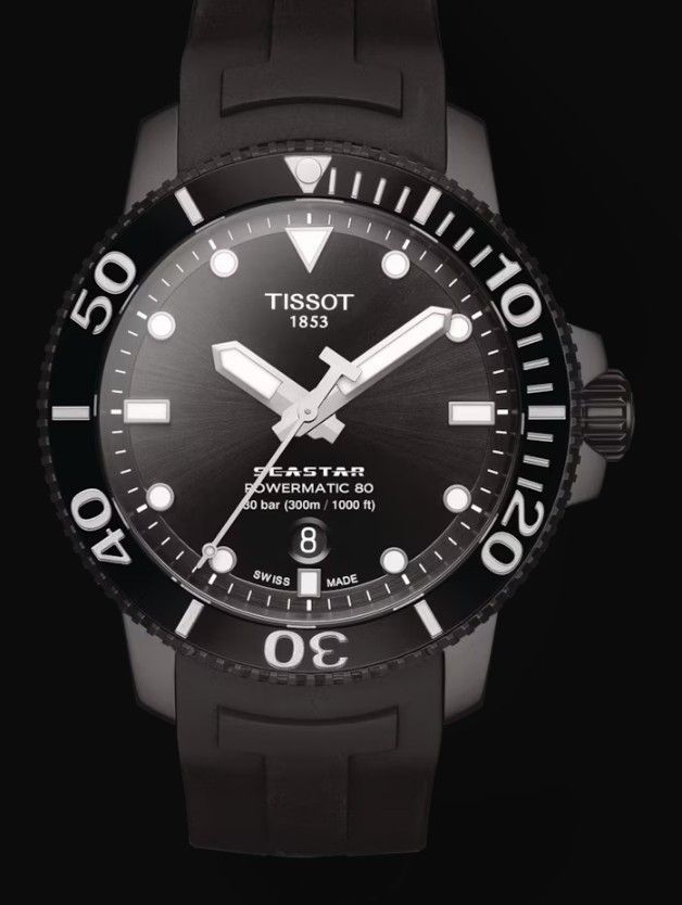 Tissot seastar all black cheap