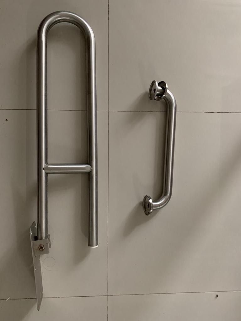 Toilet handle bar set, Furniture & Home Living, Bathroom & Kitchen