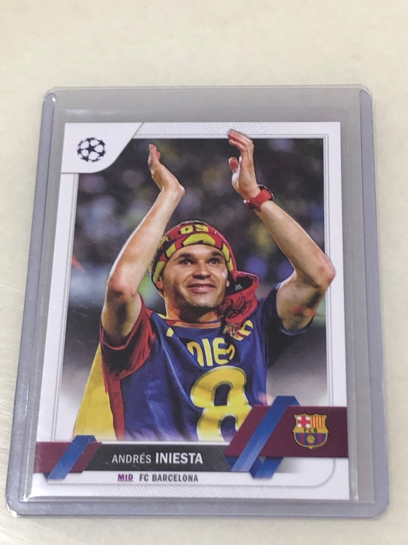 Topps UCC 2023 Image Variation Card Andres Iniesta, Hobbies & Toys