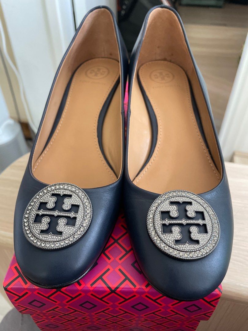 Tory burch new arrivals blue heels