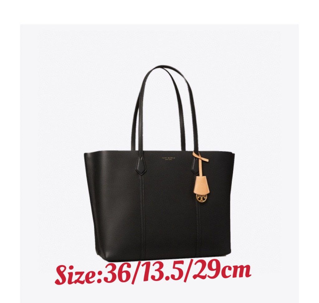 Tory+Burch+88366+Nylon+Tote+Bag%2C+Large+-+Black for sale online