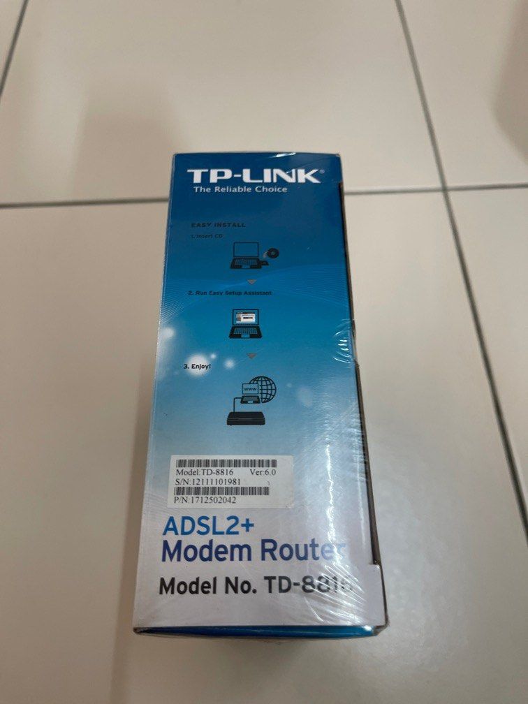 tp link adsl2+ modem for sale. bnib, Computers & Tech, Parts