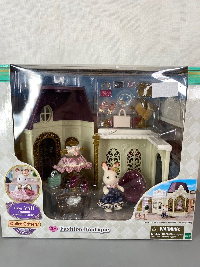TP Calico Critters Fashion Boutique Dollhouse Playset Hobbies