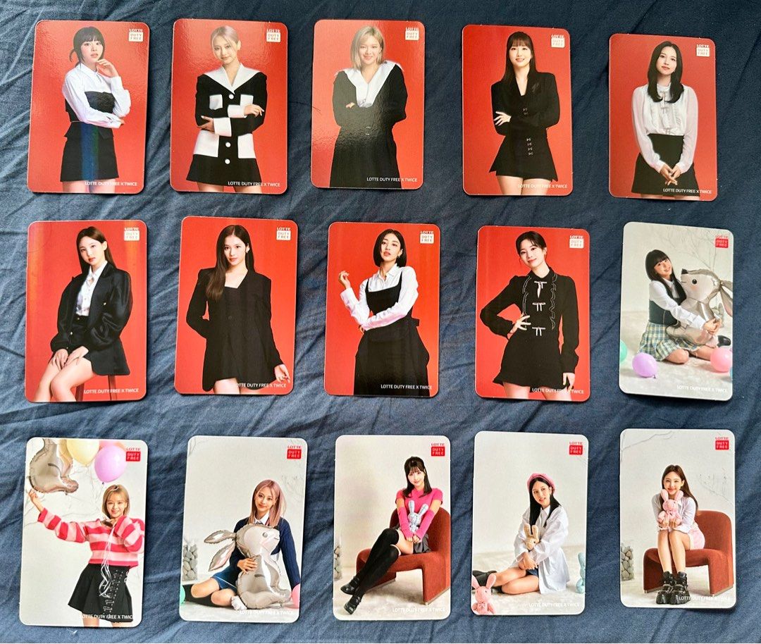 Twice Lotte Duty Free Ginza Limited Edition Photo Cards, Toys