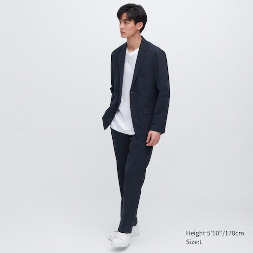 UNIQLO MEN cotton comfort blazer Men s Fashion Coats Jackets