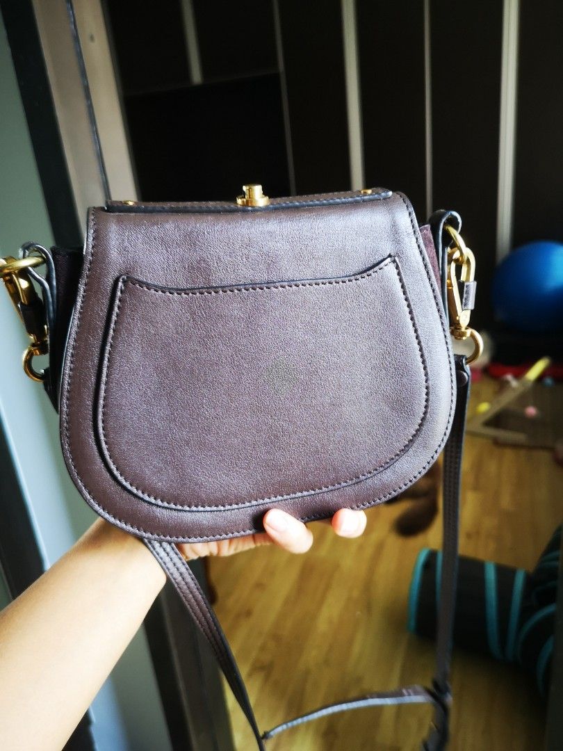 Chloé small nile top leather bracelet bag