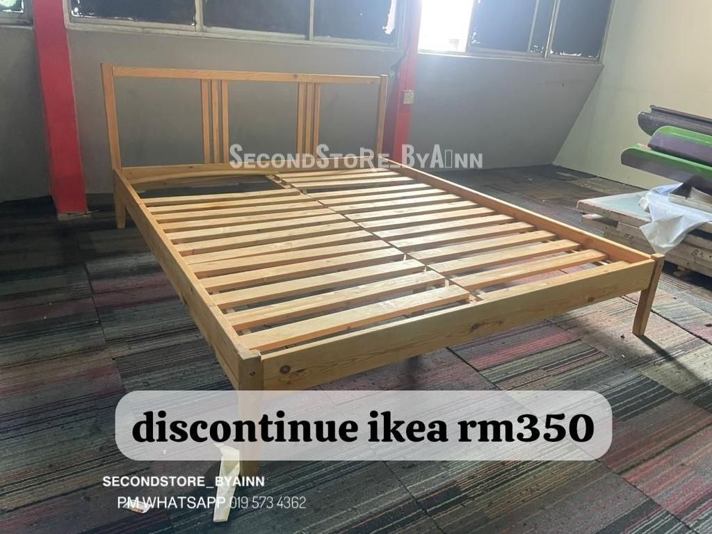 Used Ikea Bedframe, Furniture & Home Living, Furniture, Bed Frames