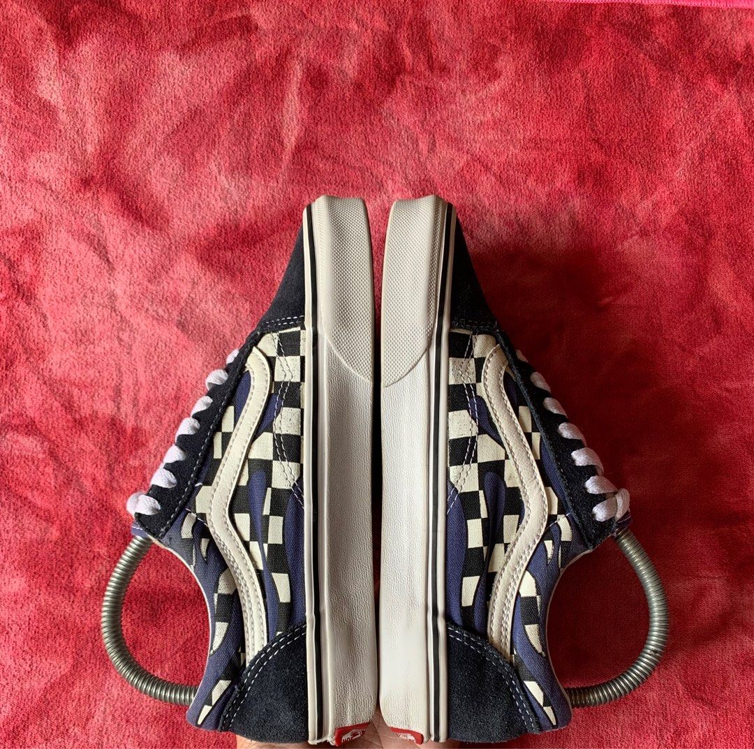 Vans old skool purple flame discount