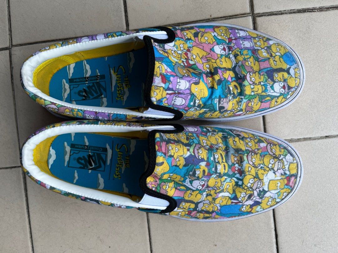 Chanclas vans simpsons cheap
