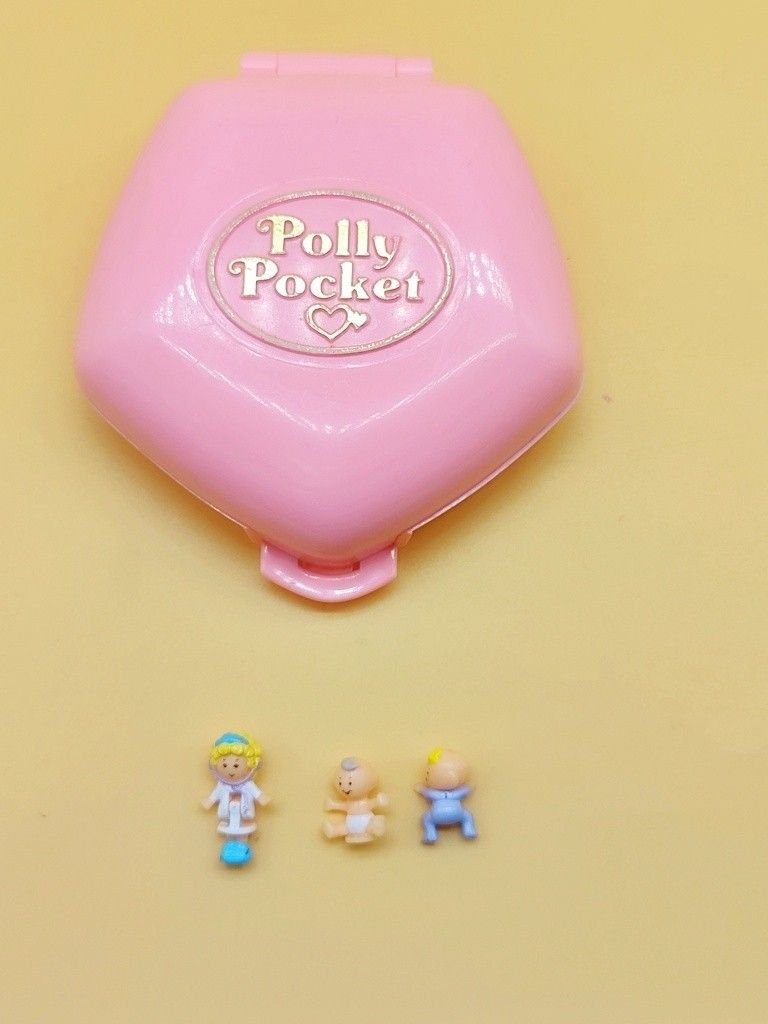 RARE Polly Pocket Baby Friends 100% Complete 