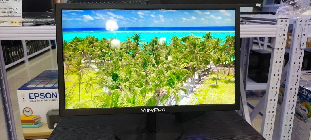 viewpro 22'' LED (Category: Monitor Screens) located in Cavite. Submitted by 09764855673 (Listing ID 1237285407, Image 3). Description: Sale sale sale Brand new Monitor Viewpro.. monitor :20"Led Resolution . 1600X 900 Promo Price:2,999 one year warranty.