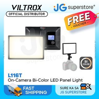 Viltrox L116T 3300K-5600K LED Camera Video Photo Light CR195 Super Slim Studio Panel LCD Display Screen  | JG Superstore