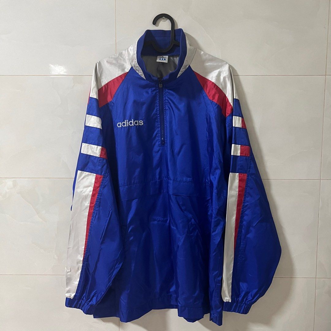 Red white blue adidas outlet jacket
