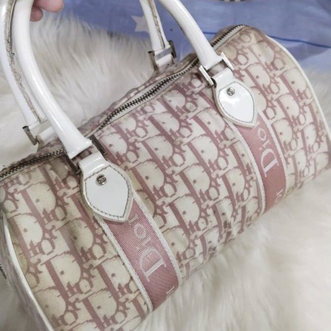 Christian Dior Girly Romantique Handle Bag - Pink Shoulder Bags, Handbags -  CHR161676