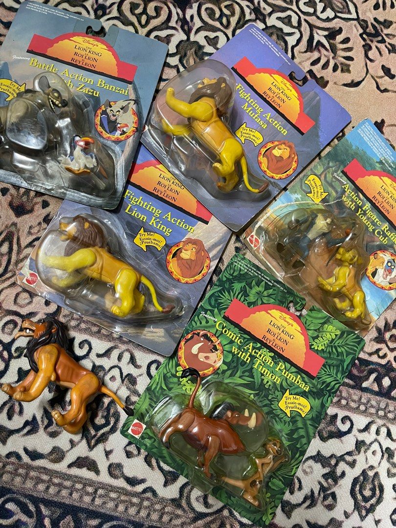 Lion king action shop figures