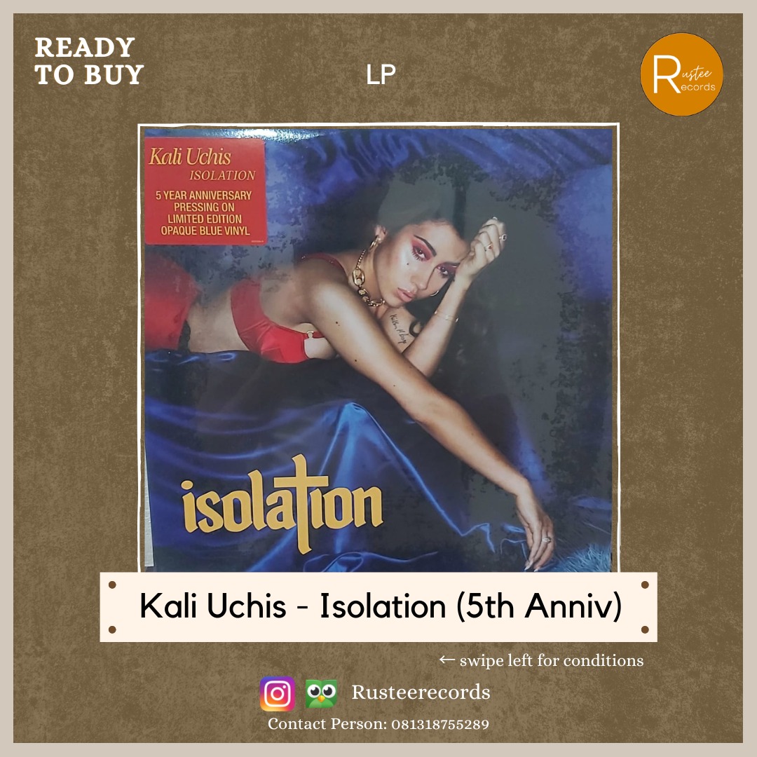 Vinyl LP Kali Uchis Isolation (5th anniversary Colored Opaque Blue