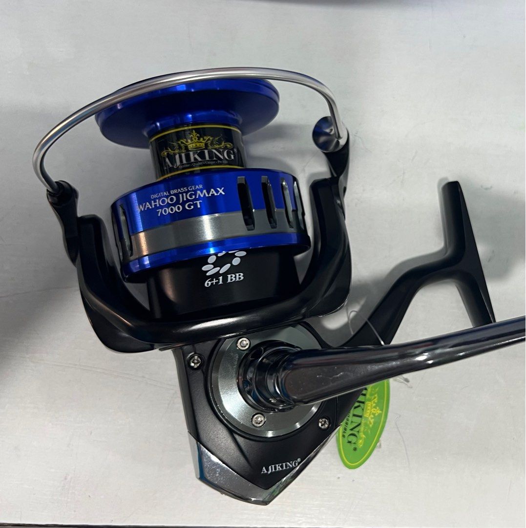 Wahoo jigmax fishing reel, Sports Equipment, Fishing on Carousell