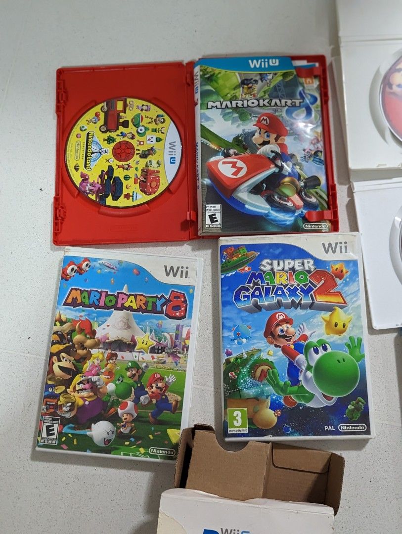 Wii U Games Nintendo Wii Sports Resort Super Mario Bros U Cooking Mama'S  2-Pack The